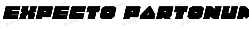 expecto partonum字体转换
